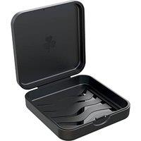 ARGOMAX Retainer Case, Aligner Case, 1 Piece Braces Box, Black Orthodontic Box (Suitable for Invisible Braces, Aligner Removal Tool, Aligner Chewies,