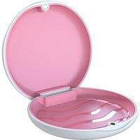 Aligner and Retainer Case, Dento Box (Also for Bite Splint, Grinding Splint) 1 Piece KFO Box (White case + Rose red Silicone). White Case + Rose Silic