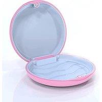 ARGOMAX Aligner Case, Retainer Case, Braces Box, 1 Piece Orthodontic Box (Pink + Light Blue Silicone).