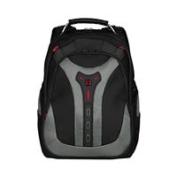 WENGER Pegasus laptop backpack with tablet pocket, notebook up to 17 inches, tablet up to 12 inches, organizer, 25 L, for men and women, office, business travel or uni, grey, 600639