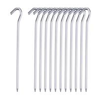 10PC GALVANISED GARDEN PEG SET NETTING ANCHOR SECURE PERFECT