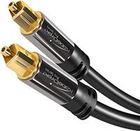 KabelDirekt Optical Audio Cable, TOSLINK Cable Soundbar to TV 1m short (Digital Optical Audio Cable, Fibre Optic Lead, TOSLINK/SPDIF Cable, for Stereo/Amp/HiFi, Xbox One/PS4 black)