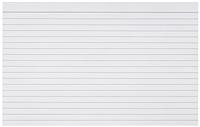Q-Connect Record Card 203x127mm Ruled Feint White (100 Pack)