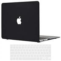 TECOOL Case compatible with MacBook Air/Pro, Plastic Snap On Hard Shell Cover & UK EU Keyboard Protector