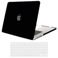 TECOOL Case compatible with MacBook Air/Pro, Plastic Snap On Hard Shell Cover & UK EU Keyboard Protector