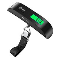 Pjp Electronics Travel Luggage Scale, Digital Luggage Weighing Scales for Suitcase with Temperature Reading 50 Kg Capacity