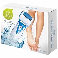 Electric Hard Skin Remover by Own Harmony: USA's Best Rated Callus Remover- Rechargeable Pedicure Tools w 3 Coarse Rollers, Velvet-Smooth Foot Care- Professional Spa Pedi Feet File (USB Cord)