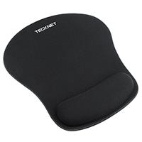 TECKNET Mouse Mat Wrist Support, 2 Pack Ergonomic Mouse Mat with Memory Foam, Mice Pad with Anti-slip Rubber Base, Waterproof Surface Mouse Pad for Computer, Laptop, Office, Home and Travel