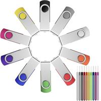 Foldable USB Flash Drive with Swivel Hinge, USB Flash Drives 10 Pieces, USB Flash Drives-1gb/ 2gb/ 4gb/ 8gb/ 16gb/32gb/64gb