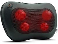 COMFORT SUPPLIES Back Massager, Neck Massage, Shiatsu Pillow with Heat, Deep Tissue Kneading Massager for Neck, Back, Shoulder, Legs, Electric, Muscle Pain Relax, Gifts for Women Men Mum Dad Him Her