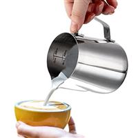 Dailyart Milk Jug Milk Cup Milk Frothing Pitcher, Stainless Steel