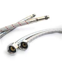 Xcel Home M12 x1/2 BSP Flexible Tap Connectors | Replacement Kitchen Sink & Bathroom Basin Monobloc Mixer/Boiler Flexi Pipes Tails