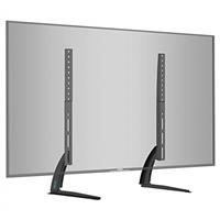 BONTEC Universal Table Desk Pedestal TV Stand Tabletop Screen Monitor Riser for 22"-65" LCD/LED TVs-Securely Holds 50KG & Max.VESA 800x400mm