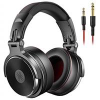 OneOdio Over Ear Headphone Closed-Back DJ Studio Headphones for Monitoring and Mixing, Soft Protein Leather Earcups, Noise Isolation, 90 Rotatable Housing, Portable (Upgraded Version)