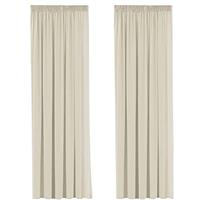 H.Versailtex Solid Blackout Curtains Thermal Insulated Pencil Pleated Window Drapes for Bedroom Energy Saving Noise Reducing for Living Room with Two Free Tiebacks Set of 2 pieces