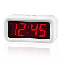 KWANWA Cordless Digital LED Alarm Clock With Big 1.2'' LED Time Display,AA Battery Operated Only,Can Be Placed Anywhere Without A Cumbersome Cord