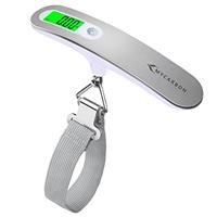 MYCARBON Luggage Scale Portable Digital Weight Scale for Travel Suitcase with Tare Function 110 Lb/ 50Kg Capacity