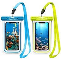 ivoler Waterproof Phone Pouch, 2-Pack