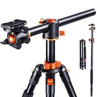 K&F Concept Mini Desktop Tripod, 20.5''/ 52cm Compact Desk Tripod with 360 Ball Head, 1/4'' Quick Release Plate for Camera Video Camcorder, Load up to 13.22 lbs/6 KG