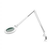 Daylight Anita Floor Lamp - The Ultimate Sewing and Quilting Light with Magnifying Lens, Phone Clamp, Storage Tray and Adjustable Brightness, Metallic Gold