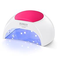 SUNUV UV Nail Lamp, 48W Professional UV Light for Gel Nails with Timer and Sensor, Manicure and Pedicure Nail Art Tools for Home and Salon
