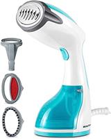 BEAUTURAL Clothes Steamer, Portable Handheld Garment Fabric Wrinkles Remover, 30-Second Fast Heat-up, Auto-Off, Large Detachable Water Tank, Dark Blue