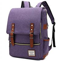 HASAGEI Backpack Vintage Unisex Rucksack Daypack Casual School Travel Laptop Tablet Bags