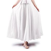 Phorecys Women's Bohemian Elastic Waist Band Long Maxi A-Line Cotton Casual Boho Skirt