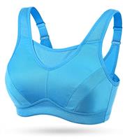 WingsLove Women's Sports Bra High Impact Bra Full Coverage Wirefree Workout Non Padded Ultimate Running Bra Sports Bra Women Plus Size