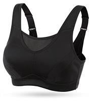 WingsLove Women's Sports Bra High Impact Bra Full Coverage Wirefree Workout Non Padded Ultimate Running Bra Sports Bra Women Plus Size