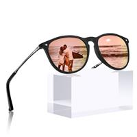 CARFIA Vintage Polarised Mens Womens Sunglasses UV400 Protection for Driving Travel Outdoors