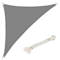 WOLTU Sun Shade Sail 2.5x2.5x3.5 m Right Angle Breathable HDPE Sail Shade UV Block with Free Rope Sunscreen Awning Canopy for Outdoor Garden Patio Yard Party,Sand