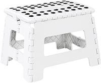 Utopia Home Folding Step Stool, Portable Anti Slip Surface for Kids and Adults, Heavy Duty Folding Stool with Carrying Handle, 300 lbs Load Capacity.