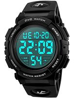CIVO Mens Digital Sports Watches Military Big Numbers 50M Waterproof Large Face Army Wrist Watch LED Back Light Casual Watch for Men Rubber