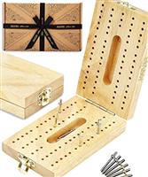 Jaques of London Folding Cribbage Board No Cards Cribbage Board | Premium Cribbage | Amazing Board Games | Perfect Board Game | Since 1795