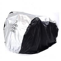 Universal Bike Covers 190T Nylon Waterproof Portable Lightweight for Outside Indoor Storage 3 Bikes FUCNEN Heavy Duty Bicycle Cover Anti Dust Rain UV Protection for Mountain Road Bike