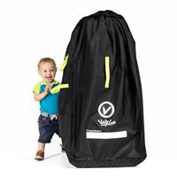 V VOLKGO Stroller Bag for Airplane Travel, Large Gate Check Double Stroller Pram Travel Bag, Pushchair Transport Cover with Shoulder Strap, Large Capacity Infant Carriers - Fits Most Sizes (Black)