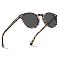 CARFIA Polarised Womens Sunglasses Vintage UV400 Protection Acetate Frame