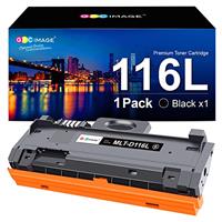 GPC Image MLT D116L D116S Compatible Toner Replacement for Samsung MLT D116L D116S to use with Xpress SL-M2835DW M2825ND M2825DW M2885FW M2675 M2675FN M2875FD M2625 M2626 M2676 M2825 (Black, 2-Pack)