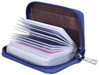 ehsbuy Outrip Genuine Leather Credit Card Holder ID Business Card Case Purse Wallet for Men & Women