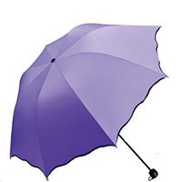 Maibar Sun Umbrella UV Parasol Small Lightweight Lace Folding Umbrellas 210T Parasols 8 Bones for Lady Women