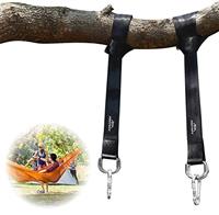 POOTACK Tree Swing Straps Hanging Kit with Two Sturdy Zinc Alloy Carabiners 1000lbs For Swings and Hammocks,Easy To Use set of 2 150 cm