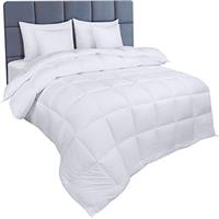 Utopia Bedding King Duvet 10.5 tog with Corner Tabs - Box Stitched Down Alternative Duvet (Navy)