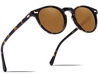 CARFIA Mens Sunglasses Polarised Vintage Eyewear UV400 Protection for Driving Travel