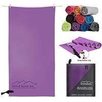 Style Slice Microfibre Towel - Quick dry Lightweight Absorbent Travel Towel for Sports Beach Gym Swimming Camping Hiking Drying Pets - Small Medium Large X-Large XX-Large 200 by 100cm