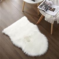 Cumay Super Soft Faux Sheepskin Rug,Rugs living room, Shaggy Bedroom Area Rug Faux Fur Rug Bedside Rugs