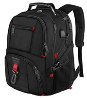 MATEIN Extra Large Backpack 55L, 18.4 Inch Travel Laptop Backpack for Men Water Resistant Work Bag with USB Charging Port, Heavy Duty Big Business Computer,College School Rucksack, Black