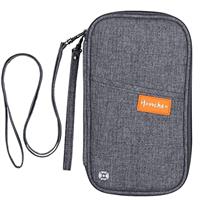 homchen RFID Blocking Travel Passport Wallet Holder, Document Organiser Case Credit Card Holders for Men and Women
