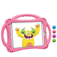 TOPESCT Kids Case for iPad Mini 5/4/3/2/1,Shockproof Handle Stand Silicone Cover for iPad Mini 5/4/3/2/1 Rainbow