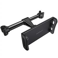Lamicall Car Tablet Holder, Car Headrest Mount - Universal 360 Rotating Car Seat Stand Cradle for All 4.4~11" Tablets, iPad Pro 9.7, 10.5, 11, iPad Air mini 2 3 4 5 6, iPhone, Switch, Tab - Black